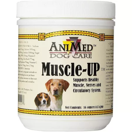 AniMed Muscle-Up Powder Supplement for Dogs 16 oz. Dog Vitamins