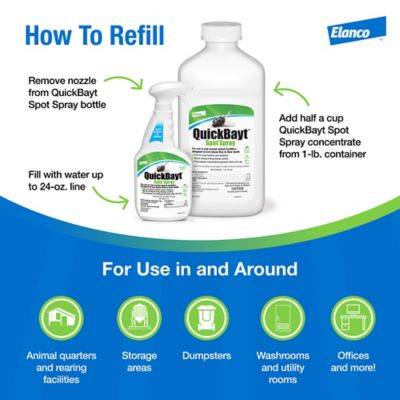 Image showing 5 th Elanco QuickBayt Spot Fly Spray Insecticide, 1 lb.