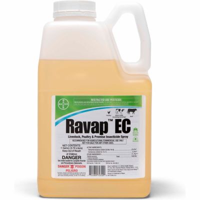 Bayer Ravap EC (Tetrachlorvinphos and Dichlorvos) Spray concentrate Insecticide, 1 gal.