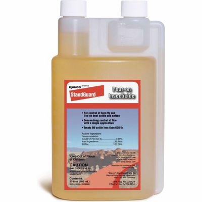 Elanco Standguard Pour-On Livestock Insecticide, 900 mL