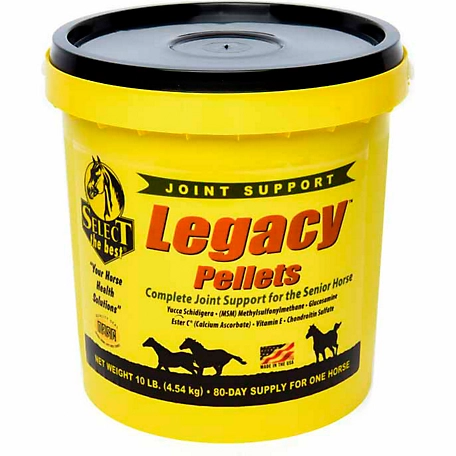 Select The Best Legacy Pellets Senior Horse Joint Supplement, 10 lb.