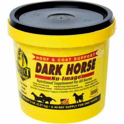 Select The Best Dark Horse Nu Image Hoof and Coat Support Supplement, 5 lb.