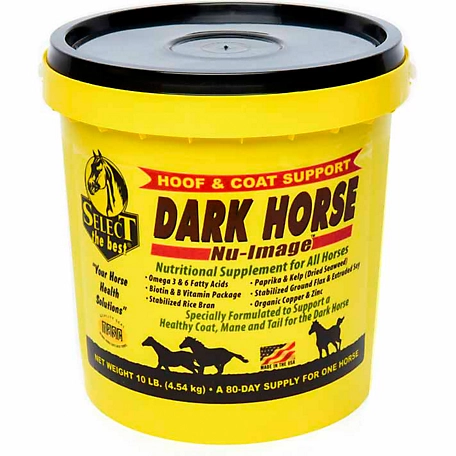 Select The Best Dark Horse Nu Image Hoof and Coat Support, 10 lb.