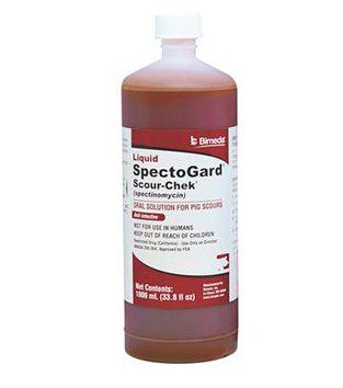Image showing  SpectoGard Scour-Chek (Spectinomycin) Oral Solution for Pigs