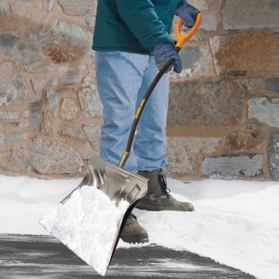 Image showing  20 in. Aluminum Combo Blade Snow Shovel