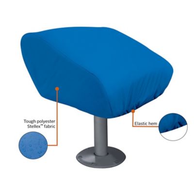 Image showing  Stellex Folding Boat Seat Cover, Fits Seats 17-1/4 in. L x 20 in. W x 13 in. H, Blue