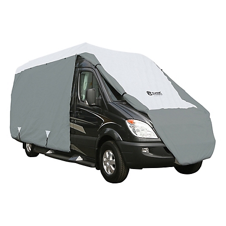 Classic Accessories Class B PolyPRO3 RV Cover, Grey/Snow White, 26 in. x 96 in. x 246 in., 80-103-141001-00