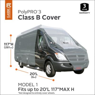 Image showing  Class B PolyPRO3 RV Cover, Grey/Snow White, 26 in. x 96 in. x 246 in., 80-103-141001-00