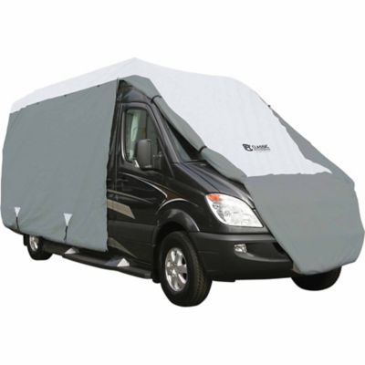 Classic Accessories Class B PolyPRO3 RV Cover, Grey/Snow White, 26 in. x 96 in. x 324 in., 80-106-171001-00