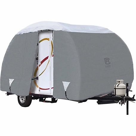 Classic Accessories PolyPRO3 R-Pod Travel Trailer RV Cover, Fits R-Pod Trailers Up to 16 ft. 6 in. L