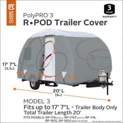Image showing  PolyPRO3 R-Pod Travel Trailer RV Cover, Fits R-Pod Trailers Up to 20 ft. L, 80-200-161001-00