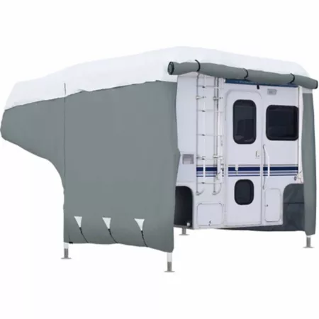 Classic Accessories PolyPRO3 Deluxe RV Cover Gray/Snow White 16-1/4 in x 92 in x 212 in. RV Covers