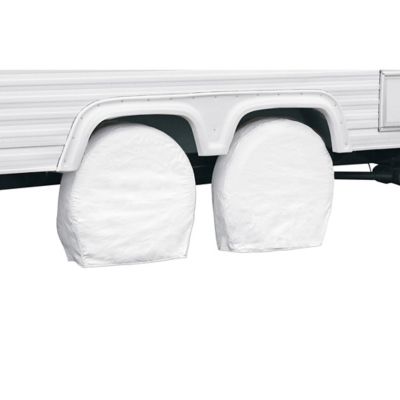 Classic Accessories OverDrive RV Wheel Cover, Snow White, 36-39 in. Diameter, 9 in. W