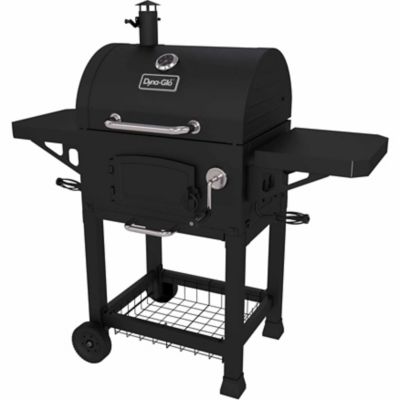 Dyna-Glo Heavy-Duty Compact Charcoal Barrel Grill, 27-1/3 in. x 51-1/4 in. x 50-1/9 in.