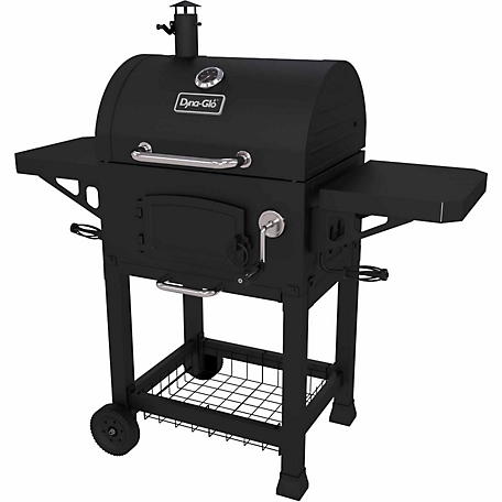 Dyna-Glo Heavy-Duty Compact Charcoal Grill, 27-1/3 x 51-1/4 x 50-1/9 in., DGN405DNC-D