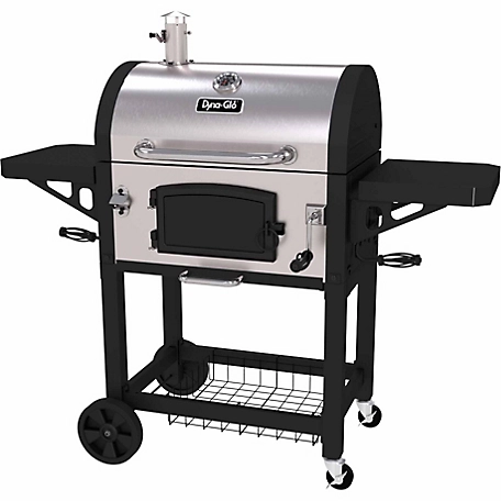 Dyna-Glo Charcoal Heavy-Duty Grill, Stainless