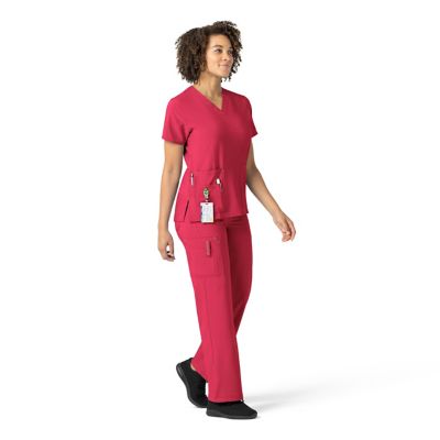 Image showing  Force Cross-Flex V-Neck Scrub Top