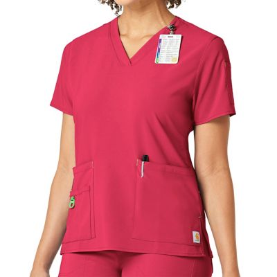 Image showing  Force Cross-Flex V-Neck Scrub Top