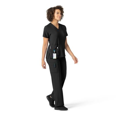 Image showing  Force Cross-Flex V-Neck Scrub Top