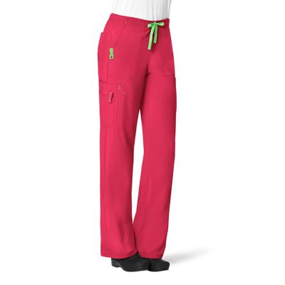 Carhartt Women's Mid-Rise Cross-Flex Scrub Bootcut Cargo Pants