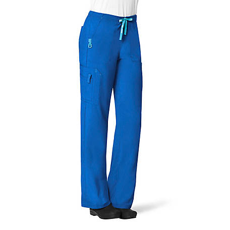 Carhartt Women's Mid-Rise Cross-Flex Scrub Bootcut Cargo Pants