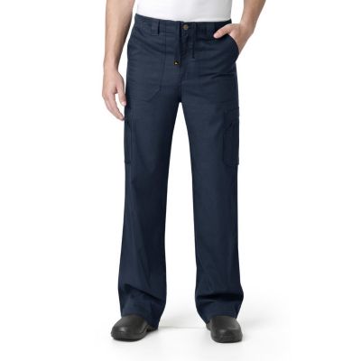 Image showing  Men's Classic Fit Mid-Rise Ripstop Scrubs Multi Cargo Pants