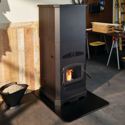 Image showing 7 th Forge & Flame Hopper Extension for PelPro PP130 Pellet Stove, 200 lb. Capacity