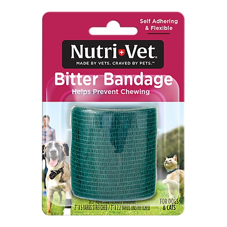 Nutri-Vet Self-Adhering Bitter Bandage for Dogs, 2 in.