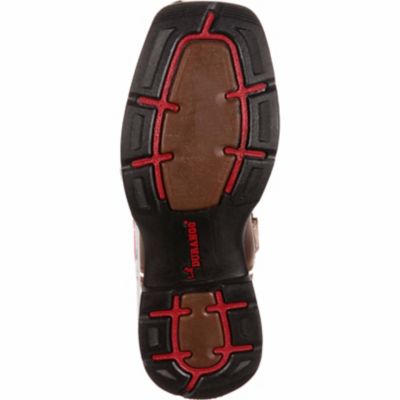 Image showing  Girls' Lil' Durango Let Love Fly Western Boots, 8 in., Brown/Pink