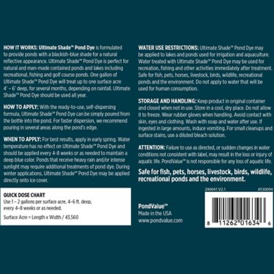 Image showing  Ultimate Shade Pond Dye, 1 gal.