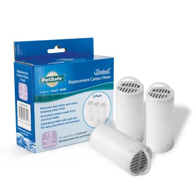 PetSafe Drinkwell Pet Drinking Fountain Replacement 360 Carbon Filters, 3 pk.