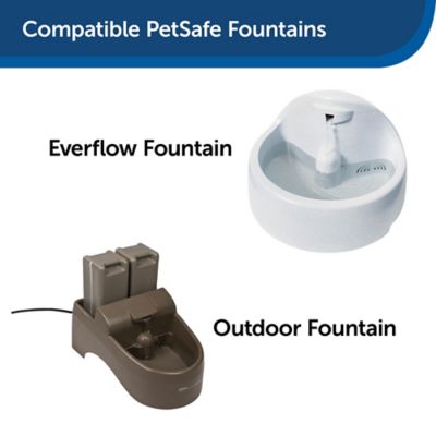Image showing  Drinkwell Outdoor Pet Fountain Replacement Filter pk., 3 Carbon Filters & 1 Foam Filter