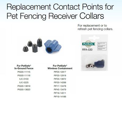 Image showing  Collar Replacement Contact Points Kit for Pet Fencing Receiver Collars