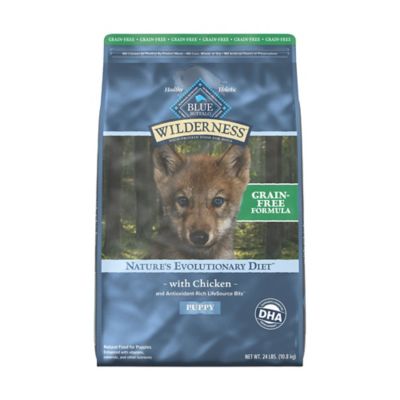 Blue Buffalo Wilderness Puppy High-Protein Dry Dog Food with Real Chicken, Grain-Free, Chicken