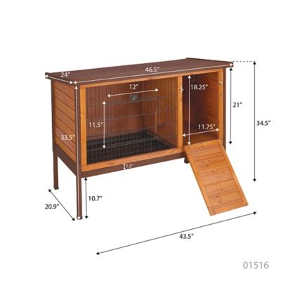 Image showing  Premium+ Rabbit Hutch, Large