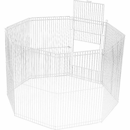 Ware Manufacturing Clean Living 8-Panel Small Animal Playpen, 43 in. x 43 in.