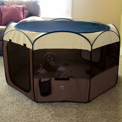 Deluxe pop up hot sale playpen for dogs