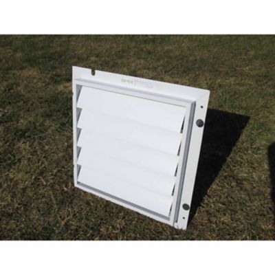 Image showing  RSI General Purpose Greenhouse and Small Building Exhaust Fan System, White, RSI-16EF