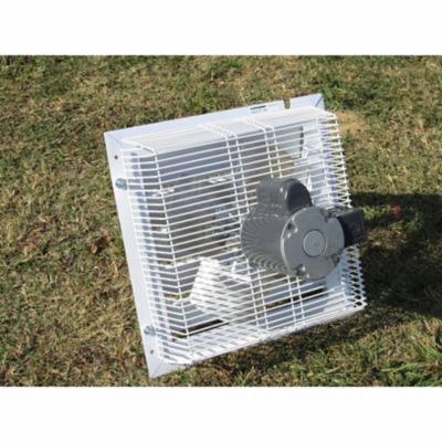 Image showing 5 th Riverstone RSI General Purpose Greenhouse and Small Building Exhaust Fan System, White, RSI-16EF