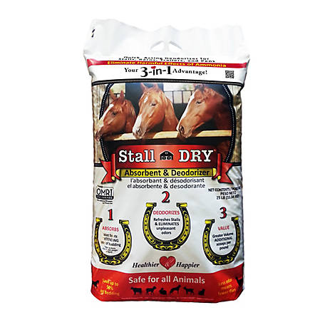 Stall DRY Barn Odor Absorbent and Deodorizer, 25 lb.