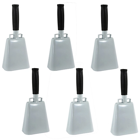 Buffalo Tools 9.75 in. Customizable Cow Bell Set, 6-Pack