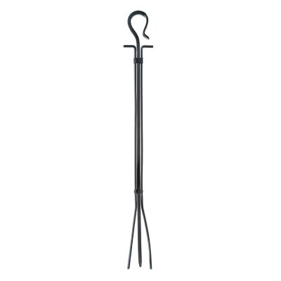 Pleasant Hearth Fireplace Tongs, Black Powder Coat Finish, 30 in. L x 5 in. W x 1/2 in. H