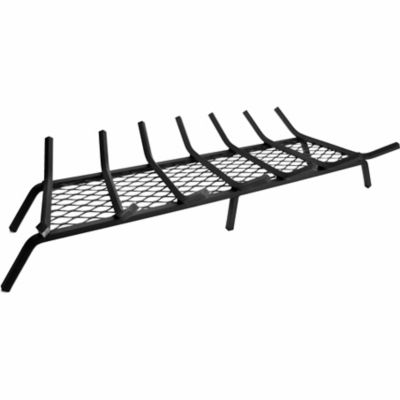 Pleasant Hearth 1/2 in. Thick Steel Fireplace Grate, 36 in., 7 Bar with Ember Retainer