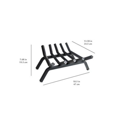 Image showing  3/4 in. Steel Fireplace Grate, 18 in., 5 Bar