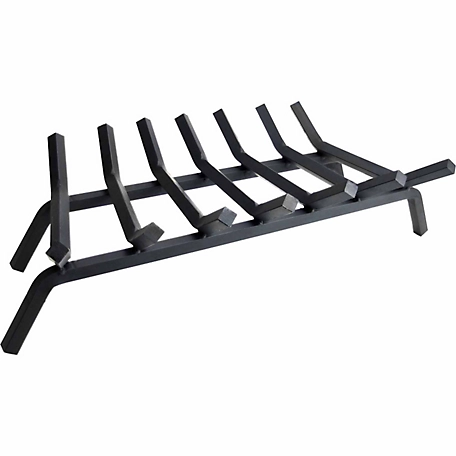 Pleasant Hearth 3/4 in. Steel Fireplace Grate, 27 in., 7 Bar