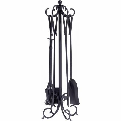 Pleasant Hearth Lewis Fireplace Tool Set, 11 in. x 11 in. x 30 in., 5 pc.