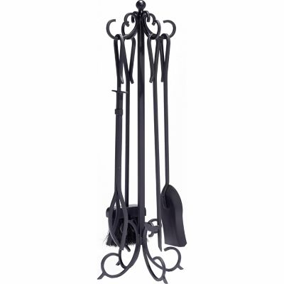 Pleasant Hearth Lewis Fireplace Tool Set, 11 in. x 11 in. x 30 in., 5-Pack