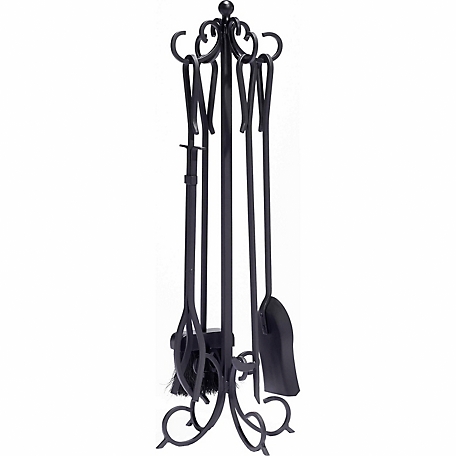 Pleasant Hearth Lewis Fireplace Tool Set, 11 in. x 11 in. x 30 in., 5-Pack
