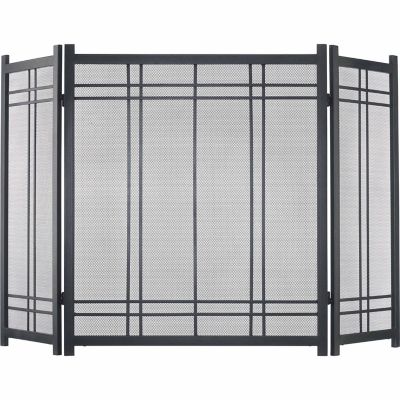 Pleasant Hearth 52 in. x 31 in. Preston 3-Panel Fireplace Screen