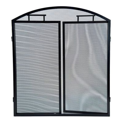 Image showing  1 in. x 52 in. Classic 3-Panel Fireplace Screen